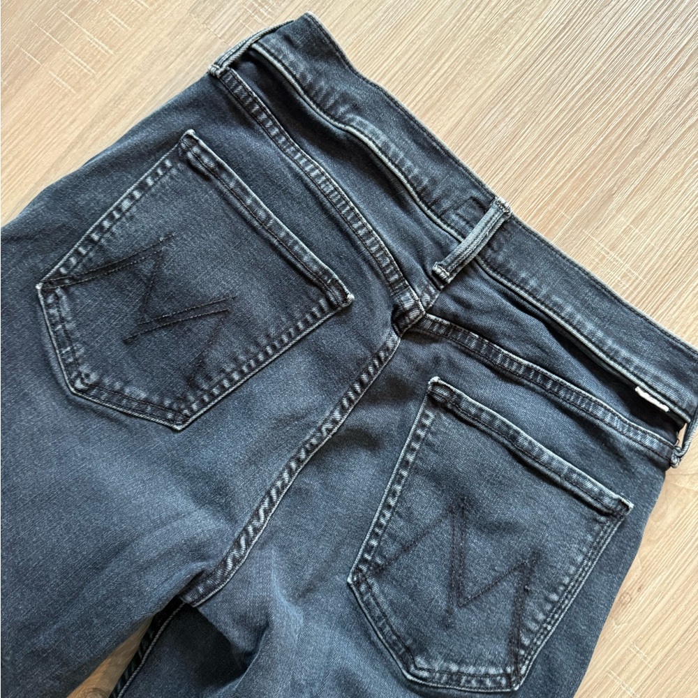 MOTHER Night in Venice The Mid Rise Rambler Zip Ankle Jeans - Picture 8 of 8